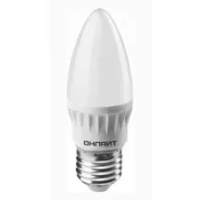 Лампа светодиодная LED 6вт E27 4000K белый матовая свеча ОНЛАЙТ Navigator