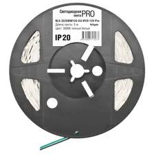 Светодиодная лента Navigator 71 707 NLS-3528WW120-9.6-IP20-12V-Pro R5 9,6W 3000K (бухта 5m)