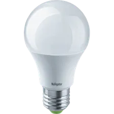 Светодиодная LED лампа низковольтная шар Navigator A60 E27 (е27) 7W (Вт) 4000k матовая 560lm 230° 12-24V 108x60 61473 NLL-A60